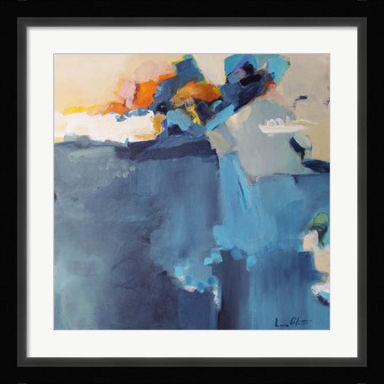 Framed Dizzy at the Edge Print