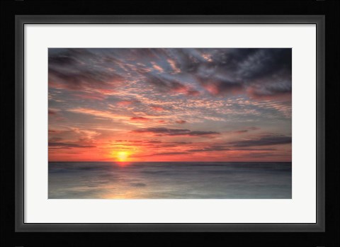 Framed Atlantic Sunrise No. 9 Print