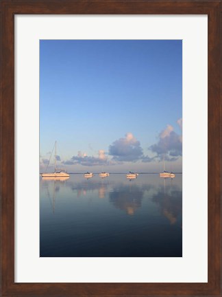 Framed Sunrise Sails Print