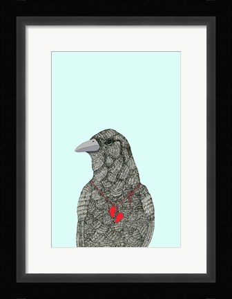 Framed Broken Heart Print