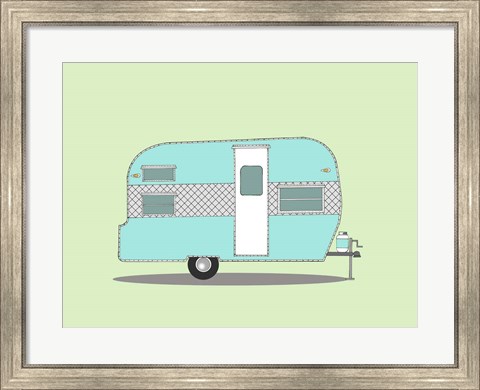Framed Frolic Camper Print