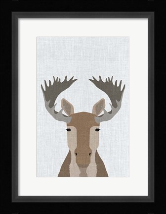 Framed Moose Print