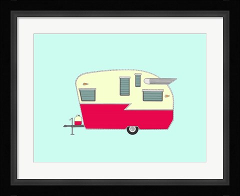 Framed Shasta Airflyte Print