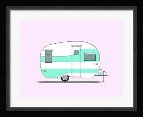 Framed Vintage Shasta Print