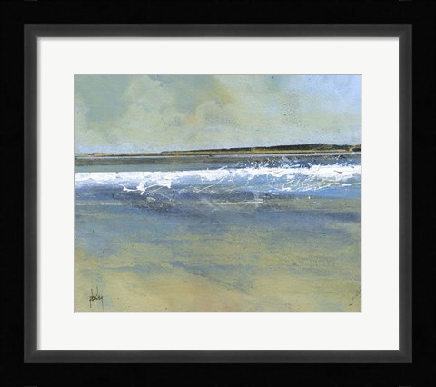 Framed Estuary Wave Print
