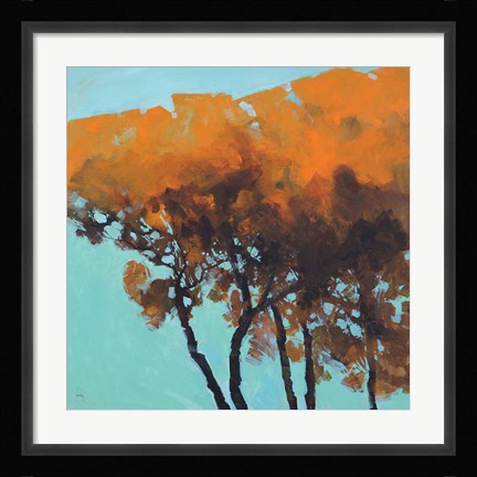 Framed Five Trees Print