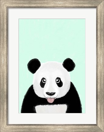 Framed Cute Panda Print