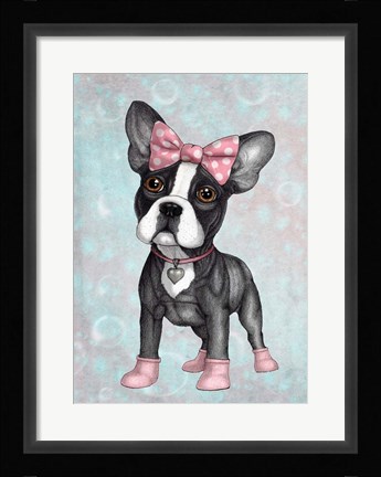 Framed Sweet Frenchie Print