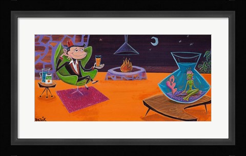 Framed Sea Monkey Print