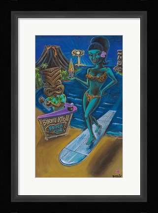 Framed She's the Bomb Print