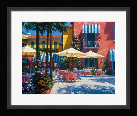 Framed Inn at Lake Garda Print