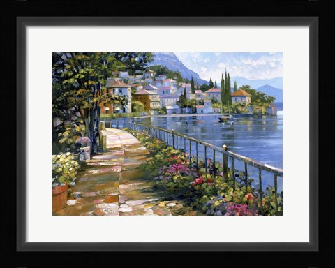 Framed Sunlit Stroll Print