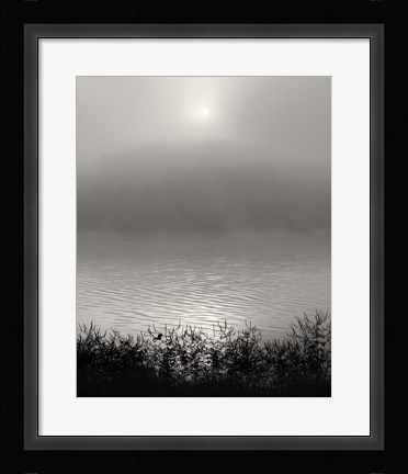 Framed Monochrome Sunrise Print