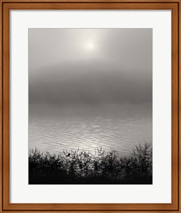 Framed Monochrome Sunrise Print