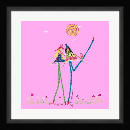 Framed Best Friends Print