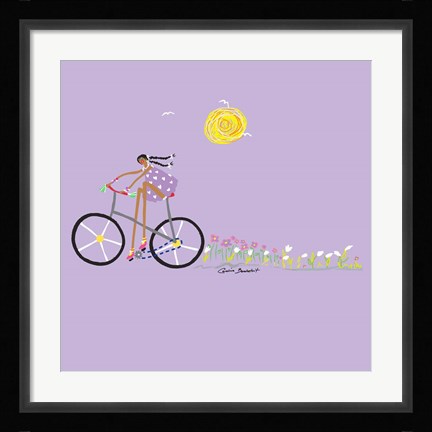 Framed Tour de Girls 2 Print