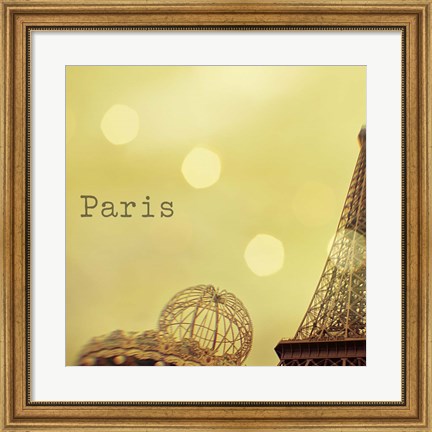 Framed Memories of Paris Print