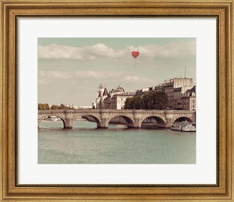 Framed Paris Bridges Print