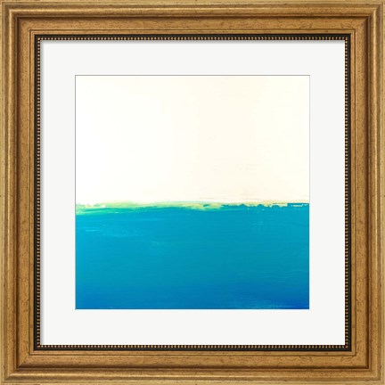 Framed Turquoise Sea Print