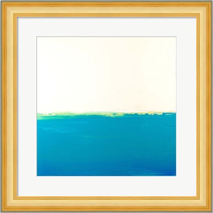 Framed Turquoise Sea Print