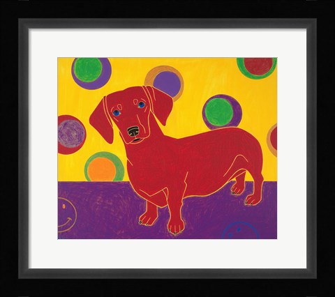 Framed Foot Long Fun III Print