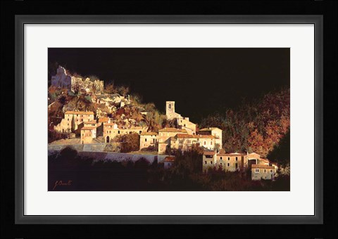 Framed Paesaggio Scuro Print