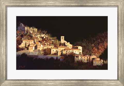 Framed Paesaggio Scuro Print