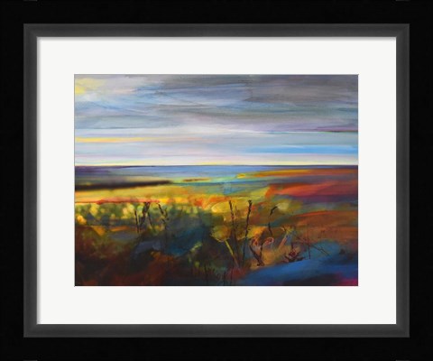 Framed Buttercups near Warley Print