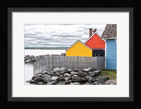 Framed Coastal Geometry Print