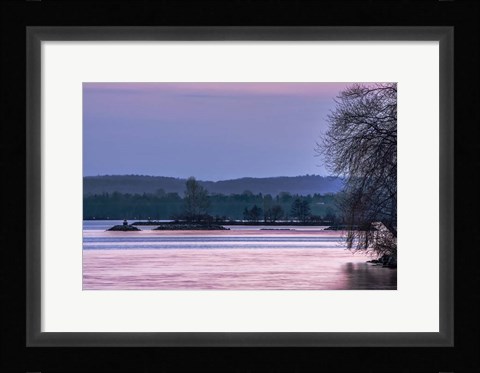 Framed Evening on the Bay Print