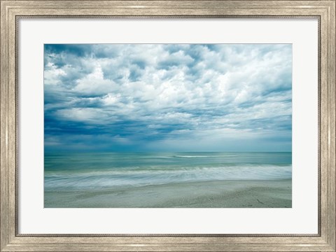 Framed Morning at the Beach Print