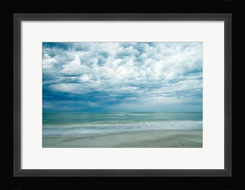Framed Morning at the Beach Print