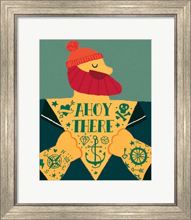 Framed Ahoy There Print