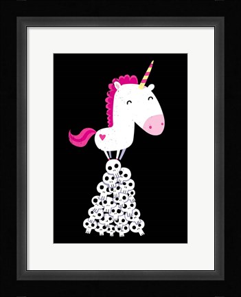 Framed Killer Unicorn Print