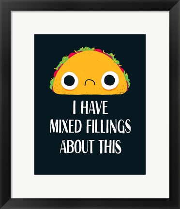 Framed Mixed Fillings Print