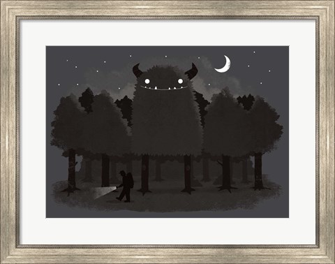 Framed Monster Hunting Print
