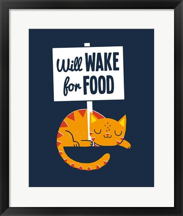 Framed Will Wake for Food Print