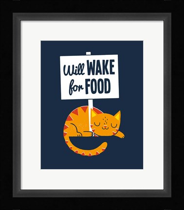 Framed Will Wake for Food Print