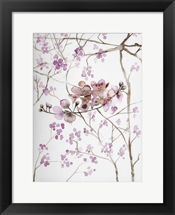 Framed Cherry Blossoms Print