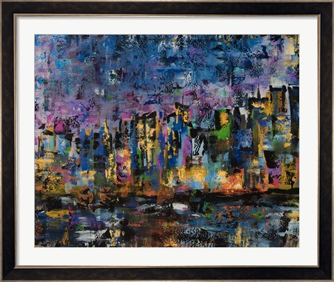 Framed New York Abstract Print