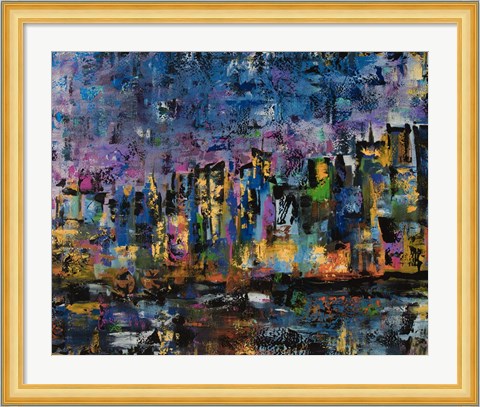 Framed New York Abstract Print