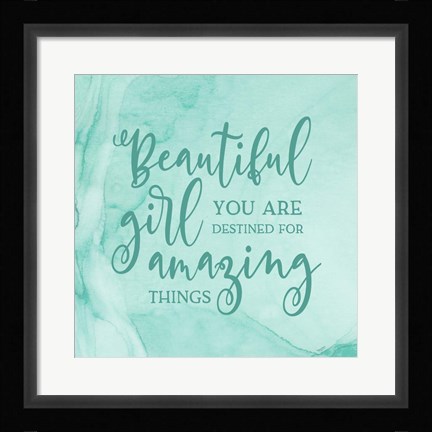 Framed Girl Inspired -Amazing Print