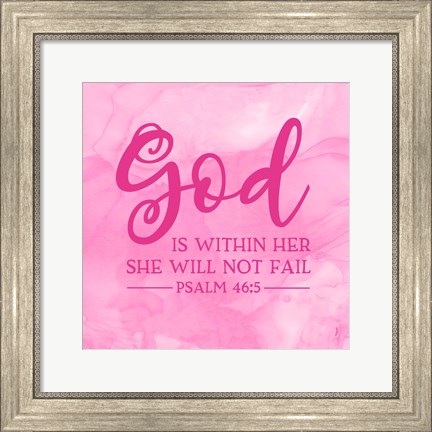 Framed Girl Inspired- God Within Print