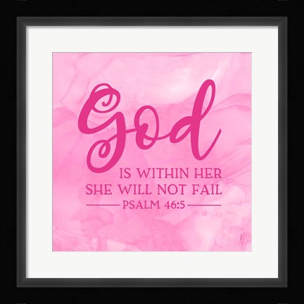 Framed Girl Inspired- God Within Print