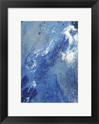 Framed Blue Hawaii I Print