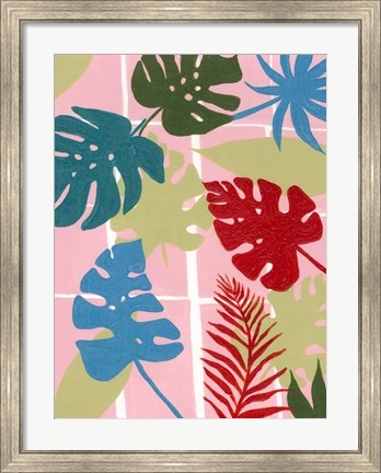 Framed Colorful Tropics I Print