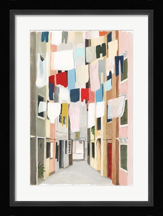Framed Laundry Day I Print