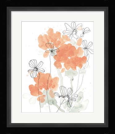 Framed Blush Peonies II Print