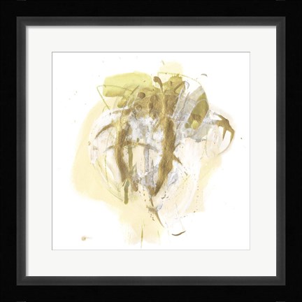 Framed Moss Gold IV Print
