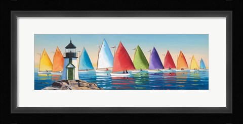 Framed After the Races Print